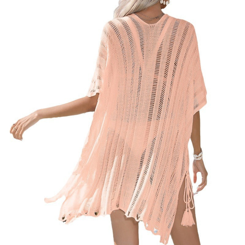 Hollow Sweater Loose Bikini Sun Protection Clothing For Women